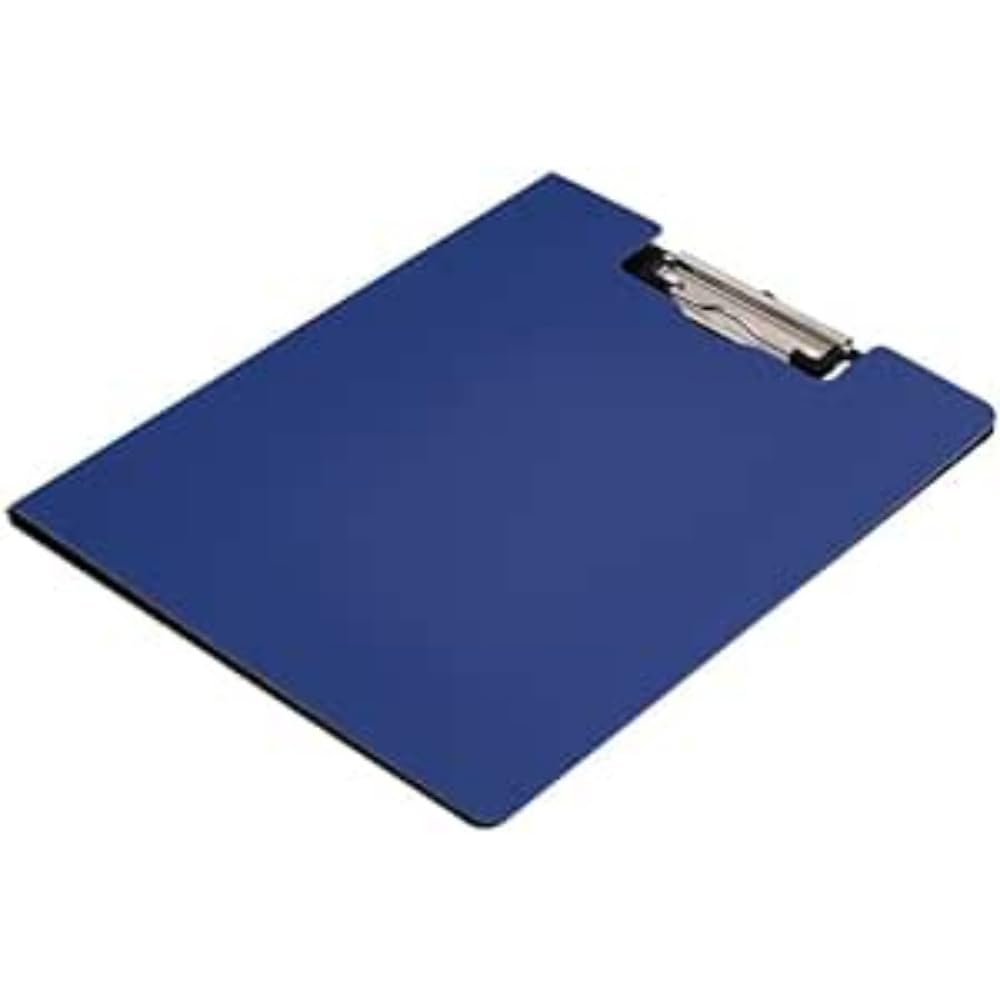 Q-Connect Clipboard Foam Foldover A4 Blue