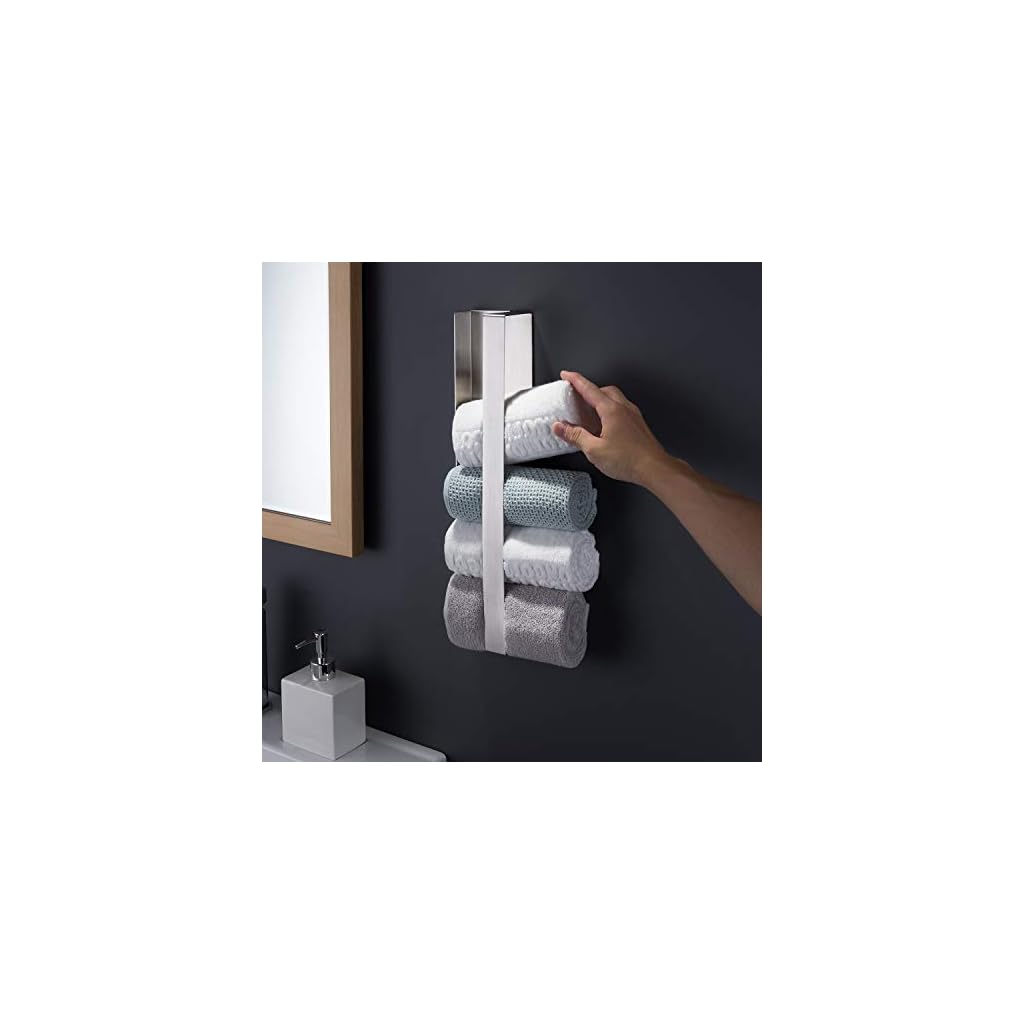 ZUNTO Gästehandtuchhalter 40cm Selbstklebend Ohne Bohren Handtuchhalter
