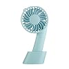 Splenssy Draagbare mini-ventilator USB Small Desktop Silent Holdable Fans Blauw
