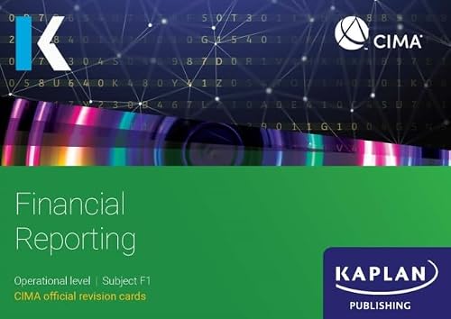 F1 FINANCIAL REPORTING  REVISION CARDS by Kaplan PAPERBACK 9781839967955