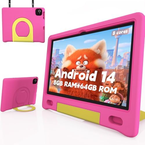 Kids Tablet, 10 Inch Tablet For Kids Android 12 Tablet 2GB RAM 64GB ROM Toddler Tablet Education - View #6