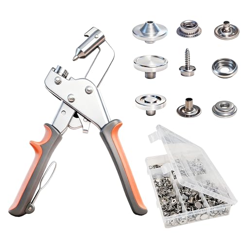 Ensemble d'outils de fermeture robustes pour cuir et bâches épaisses de 15 mm TRILVIX