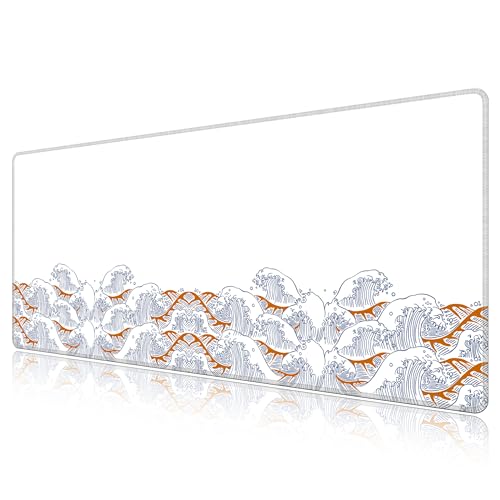 Tapis de souris clavier 1400x600 sous-main étendu xxl tapis de bureau lisse