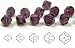 6mm Amethyst, Czech MC Rondell Bead (Bicone, Diamond Shape), 1 gross = 144 pieces