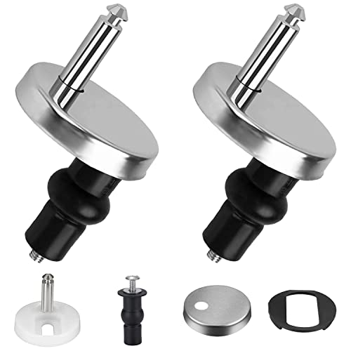 HOMURY Set Cerniere Per Sedile WC In Acciaio Inox, Viti Di Fissaggio Universali Per Riparazione Coperchio Water (2.5x5x10 Cm) - 3