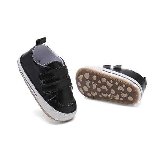Image of Clowora Baby Boys Girls Shoes Non-Slip Rubber Sole Sneakers Infant First Walking Toddler Crib Shoes Newborn Loafers Flats.