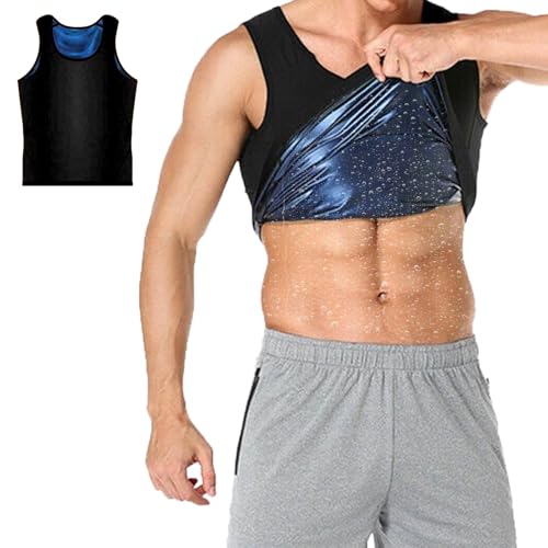 Chaleco de sauna para hombres que atrapa el calor y sudor unisex