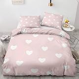 [CONCEPTION HUMANISÉE] : housse de couette et la taie d'oreiller sont équipées de fermetures à glissière, facile à utiliser. Les 4 sangles d'angle de la housse de couette empêchent la housse de couette de glisser, assurant un sommeil confortable