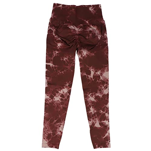 Legging Cintura Alta Respirável Sem Costura para Levantamento de Bumbum Slim Fit Feminino para Corri