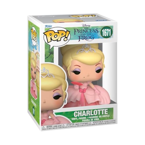 Funko Pop! Disney: The Princess And The Frog - Charlotte la Bouf - Probabilità di 1/6 per la Variante Chase - la Principessa e il Ranocchio - Figura in Vinile da Collezione - Idea Regalo