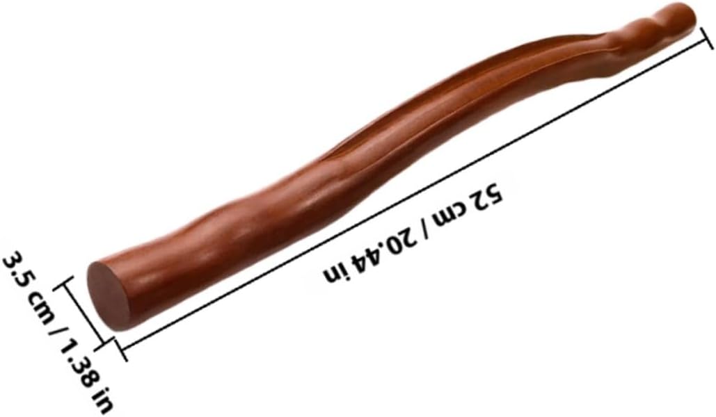 Wooden Guasha Massage Stick Manual Acupressure Tool for Neck and Foot Relief, Natural Wood Scraping Massager for Muscle Relaxation and Health Care