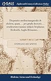 Disputatio medica inauguralis de cholera; quam, ... pro gradu doctoris, ... eruditorum examini subjicit Stephanus Beckwith, Anglo-Britannus, ... (Latin Edition)