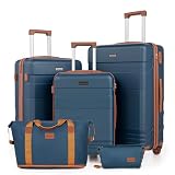 Cobens 5-Piece Navy Luggage Set