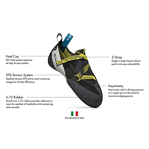 SCARPA Men's Veloce Rock Climbing Shoes for Gym Climbing2