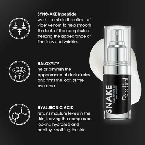 Rodial Snake Eye Cream O2 Crema Illiminante Antirughe Occhi Contro Le Occhiaie 15 Ml - 4