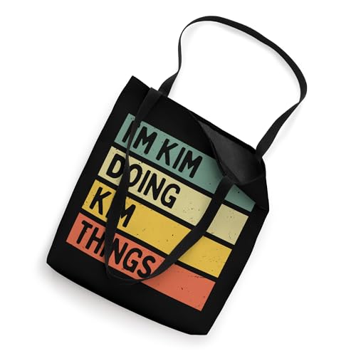 Bolsa Tote con frase personalizada graciosa Kim miniatura 2