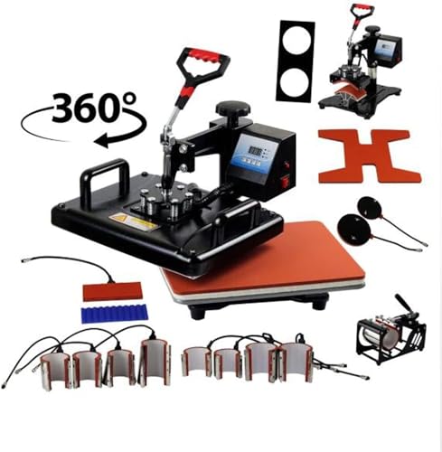 Heat Press Machine, 15 en 1, sublimación digital 12x10 pulg. miniatura 2