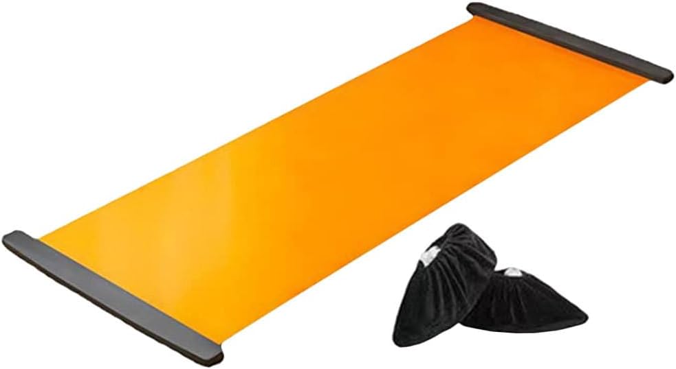 Garneck 2 Sets Shoe Covers for Indoors Slide Mat Trainer Pp Orange Fitness Speed Skating