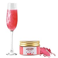 E-Kongton Polvere Lucidante Commestibile Rossa: 7 Grammi Di Glitter Commestibili Per Bevande, Fondente, Decorazione Di Torte, Biscotti, Polvere - 3