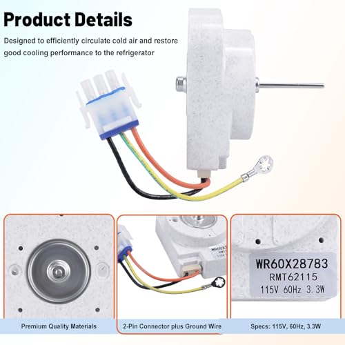 Moteur de ventilateur WR60X28783 robuste en version améliorée
