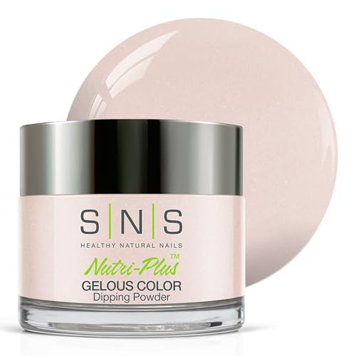 SNS Nail Dip Powder, Gelous Color Dipping Powder - Class Reunion (White, Natural/Nudes, Cream) - Long-Lasting Dip Nail Color Lasts 14 Days - Low-Odor & No UV Lamp Required - 1.5oz