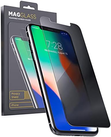 magglass Privacy+ iPhone 11 / iPhone XR Screen Protector Privacy Guard - Tinted Anti Spy (Case compatible)