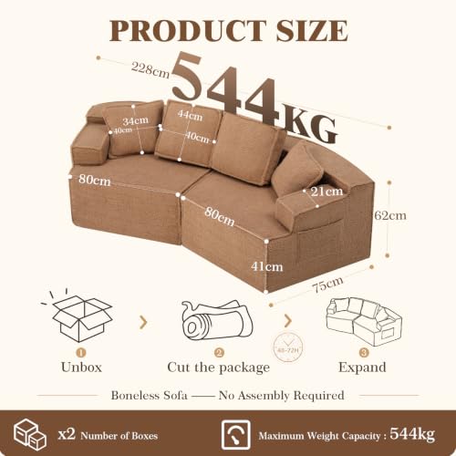 Sofá cama modular sin montaje para solucionar la falta de espacio en casa 3