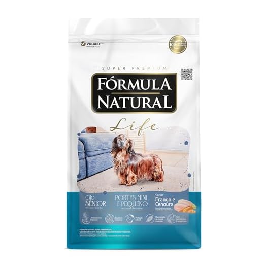 Ração Fórmula Natural para Cães Sênior Raças Mini 1kg