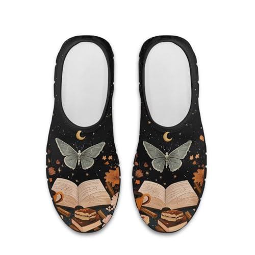 JoyLamoria House Animals Plant Print Shoes for Women Running Slip on Soft Mesh Non Slip Travel