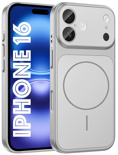 Image of SHINESTAR Converter Case for iPhone 16 | Premium Protective Mag-Safe Cover | iPhone 17 Pro / 17 Pro Max Series Style Design | in-Built Camera Guard | Wireless Charging Compatible - Silver