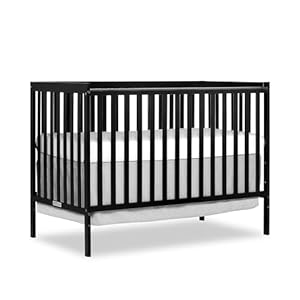 Synergy 5-In-1 Convertible Crib In Black, Greenguard Gold Certified