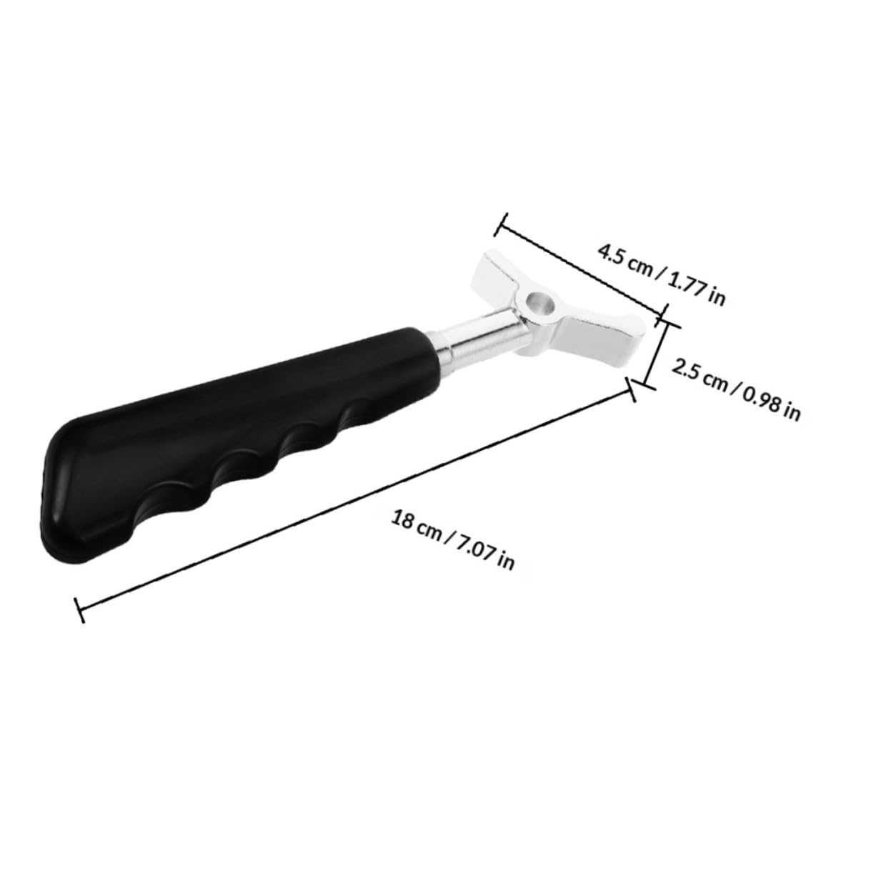 Poignée pour Machine à Glace 2 Pièces Levier de Commande Compatible Grosse Sorbetière, Accessoire de Rechange Ergonomique, Facile à Nettoyer, Usage Professionnel et Ambulant
