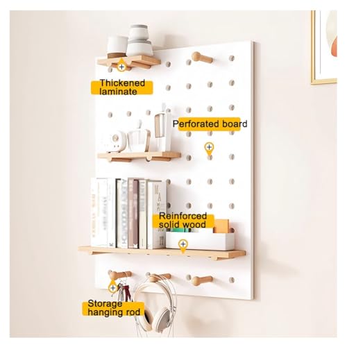 Kit d'organisation murale étagère modulable bureau chambre pegboard - 4