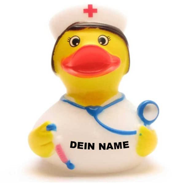 Bath Duck - Personalised (Nurse Duck)