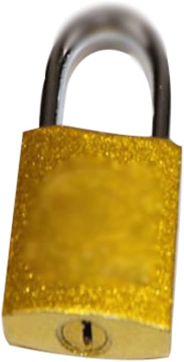 Bulk Locks Key Lock Padlock Alloy Steel Padlocks Comes with 3 Keys Suitable for Doors and Warehouses Outdoor Padlock