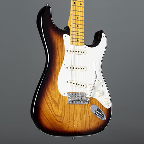 Fender ’55 Stratocaster JRN Closet Classic MN 2-Color Sunburst #129370 – Guitare Électrique - Les Beatles, Paul McCartney, John Lennon, RIngo Starr, George Harrison Fender '55 Stratocaster JRN Closet Classic MN 2-Color Sunburst #129370 - Guitare Électrique – Image 7