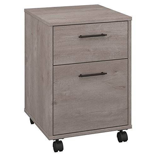 Photo 1 of Bush Furniture Key West 2 Drawer Mobile File Cabinet, Washed Gray - 15.51"D x 15.75"W x 22.28"H
