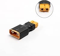 Vista 4 de 2 pares sin cables XT90 conector a XT60 conector inalámbrico macho hembra adaptador de conversión de enchufe para RC Hobby modelo FPV Drone Car Lipo