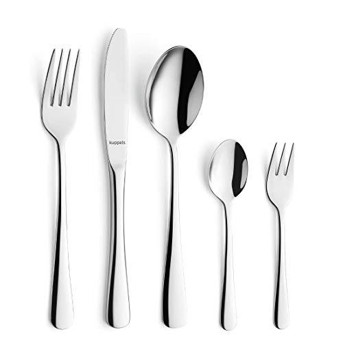 Kuppels con diseño de Venecia 194901230101 30 Piezas Juego de Cubiertos, 18/10 Cover