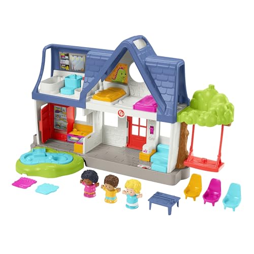 Preescolar, Toy Little People, Casita de los Amigos, Juguete para Bebé, 1 Año en Adelante