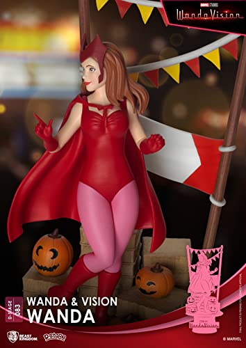 Beast Kingdom Toys WandaVision diorama PVC D-Stage Wanda 16 cm, Red - Image 3