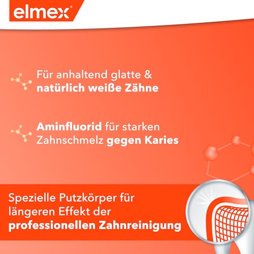 elmex Zahnpasta Intensivreinigung 50 ml – speziell für glatte und natürlich weiße Zähne – verlängert den Effekt einer professionellen Zahnreinigung – Bild 4