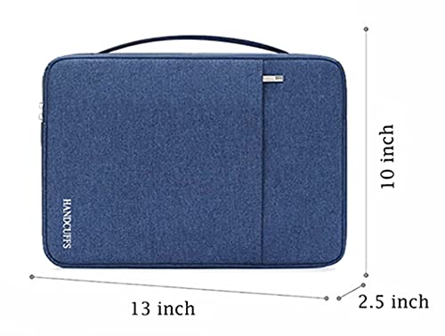 Image of Handcuffs Document Organizer | Waterproof | Portfolio | Zipper | Case | Bags | Professional | A4 Paper | File | Folders | Certificates | Storage Bags (Blue)
