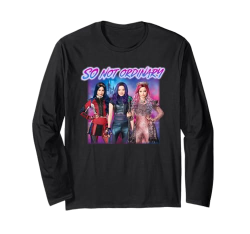 T-shirt Descendants 3 Disney vêtement enfant manches longues col rond