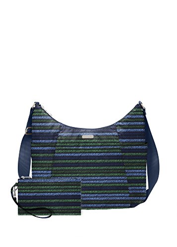 Baggallini Hobo Tote - Lightweight, Water-Resistant Travel Purse With Multiple Pockets and Removable Wristlet