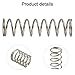 Stainless Steel OPV Spring Set for Espresso Machine - 6. Bar and 9 Bar Pressure Control Replacement, 2-Pack