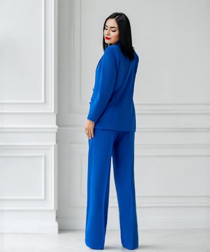 Image of Women 3 Piece Jacket and Pant Luxury Look Blazer Set