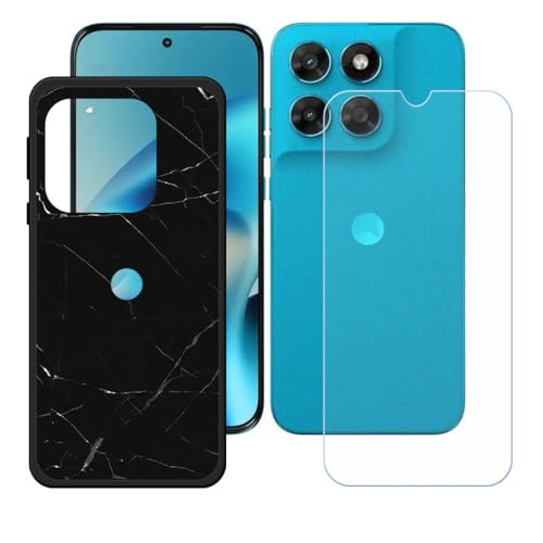 CongJiaLingXi�P�[�X �K�p���� Motorola Moto G87 (6.78") + �����K���X�X�N���[���ی�t�B���� �A���ȃ\�t�g�V���R���P�[�X�ی�TPU�J�o�[�̃P�[�X�J�o�[ - WZ11