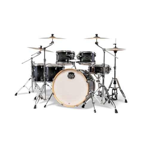 Mapex Armory Series Studioease 6-Piece Drum Shell Pack with Fast Toms (Black Onyx Burst)