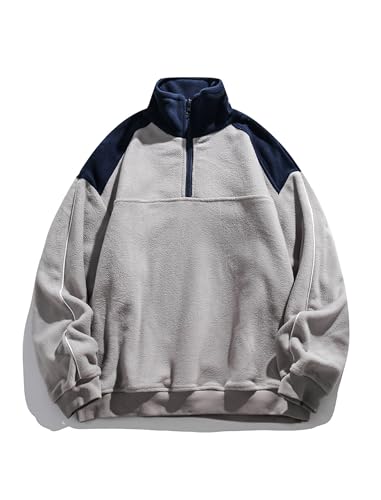 Pull en Polaire Homme Aelfric Eden Sweatshirt Chaud d'Hiver